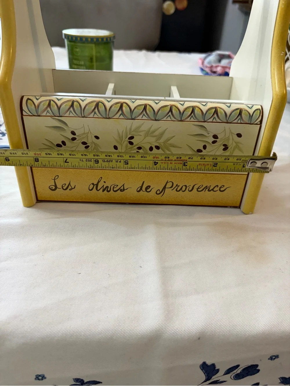 Sakura  Les Olives wooden utensil caddy